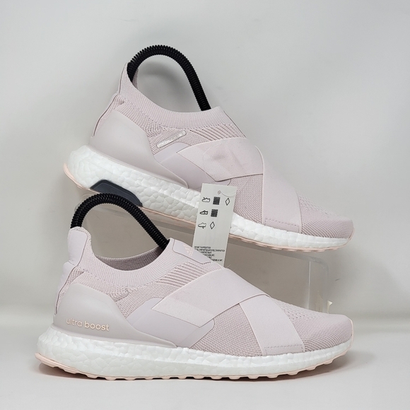 Adidas Ultraboost Slip ON DNA Women Size 5.5 Running Shoes Pink Style GZ9847 New - Picture 1 of 11